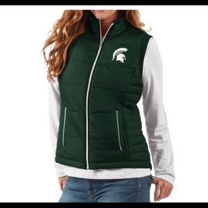 Green Michigan State Vest TAKING OFFERS